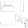Hanah Home Unidad de Estudio Madera y Roble Blanco